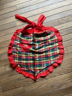 Vintage Tartan Half Apron Buchanan Clan